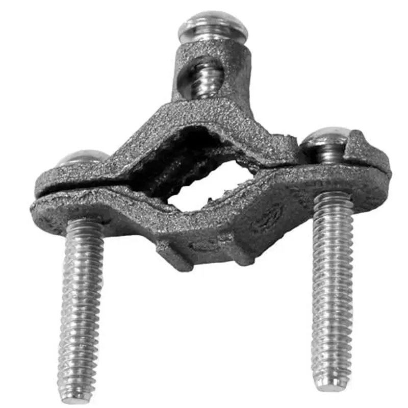 Multiple GC1Z 1/2-1 In Grounding Clamp Bronze Alloy