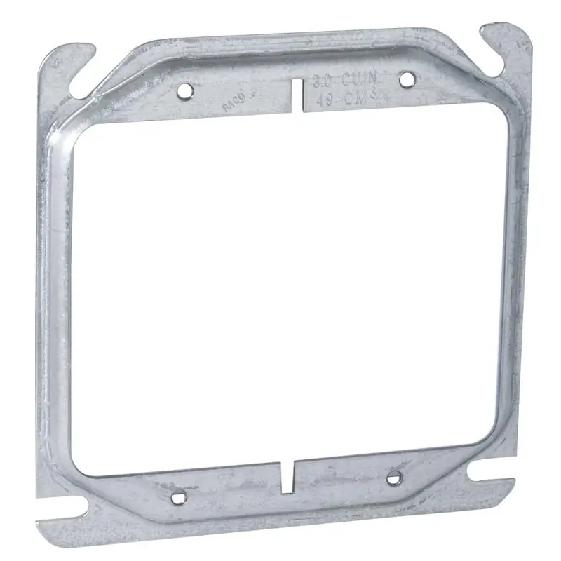 Multiple 777 4 Square 2G 1/4IN Plaster Ring