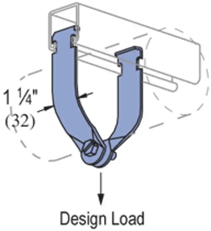 Multiple PS-1300-AS-2-EG 2IN Universal Conduit Strut Strap Replacement MPN