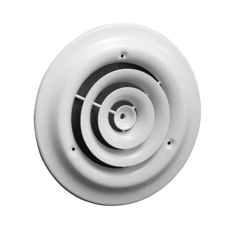 Auer Registers 1608W 8 Rnd Ceiling Diffuser/WH