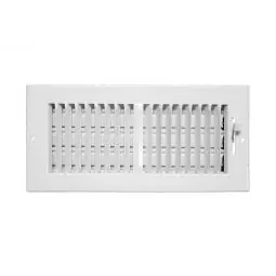 Auer Registers 22W1006 10X6 Sidewall Register / WH