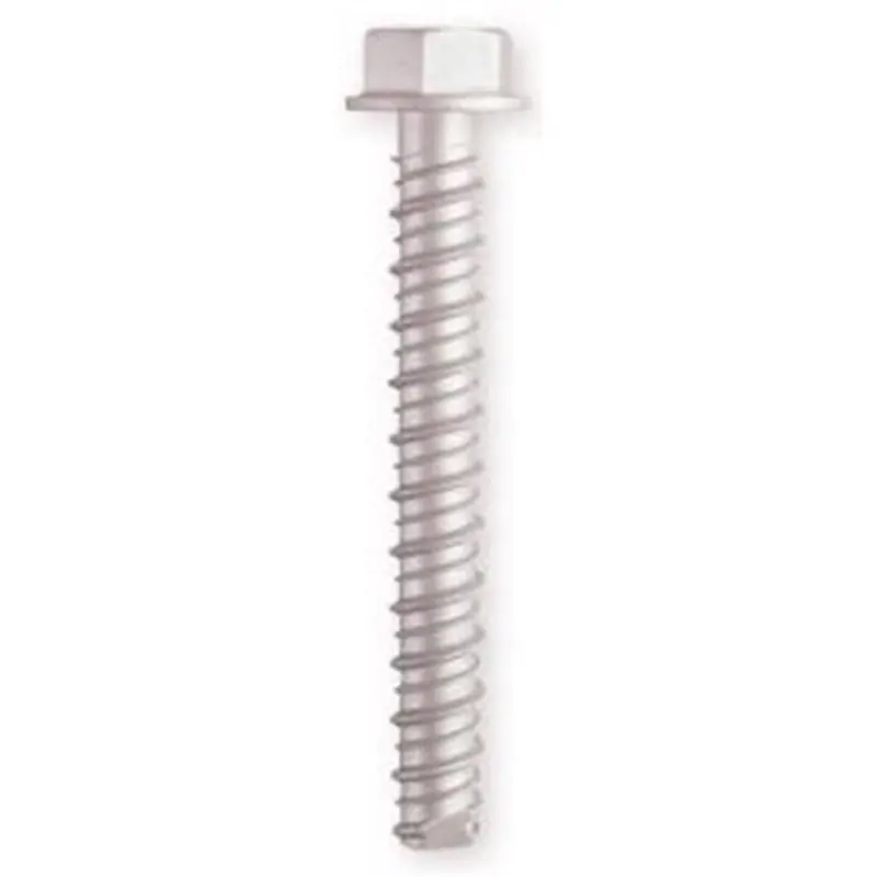 Metallics LCS3824 3/8 x 2 1/2IN Hex Head Large Diameter Concrete Screw Anchor, Zinc