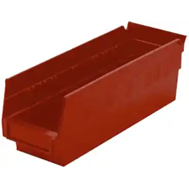 Akro-Mils 30138RED Shelf Bin - 6-5/8 In x 17-7/8 In x 4 In - 30138-RED