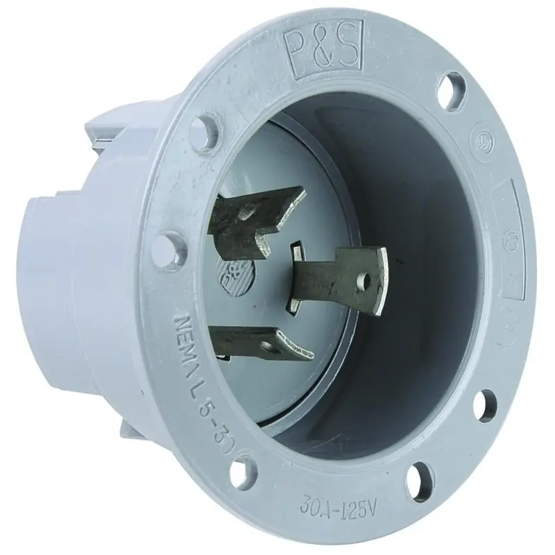 Legrand-Pass & Seymour L530FI Flanged inlet Turnlock 30 Amp 125 Volt