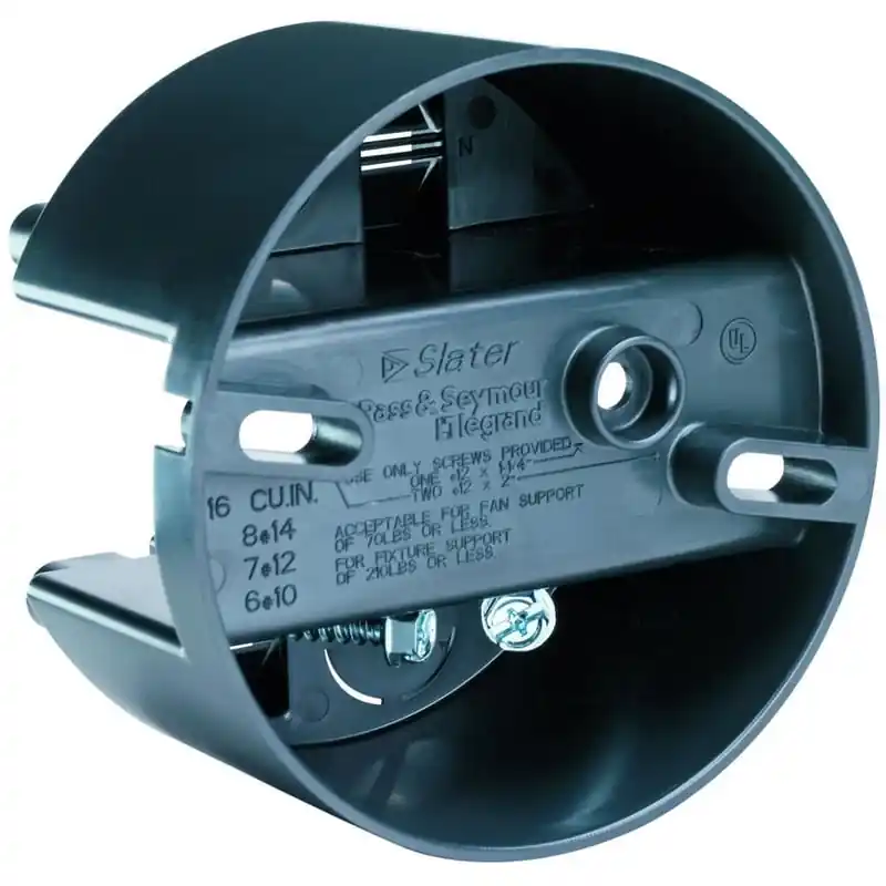 Legrand-Pass & Seymour S116FAN P&S S116-FAN 16 Cubic IN Round Ceiling Box