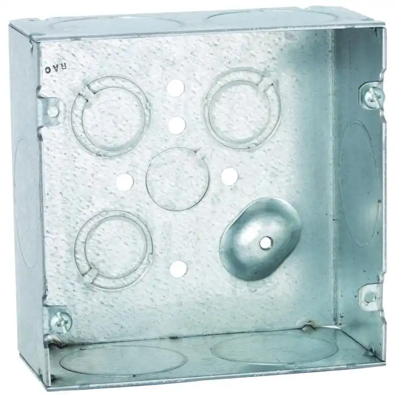 Multiple 259 4-11/16 Square Box 2-1/8IN Deep 1-1/4IN KO's