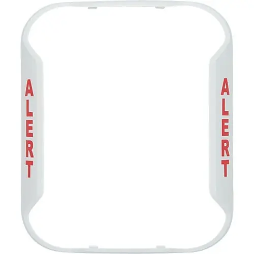 System Sensor BZW-AL L-Series ALERT Marking Wall Mount Bezel Kit 5-Pack