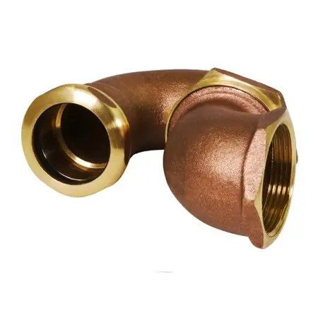 Everflow 21315 IPSx1-1/2 Inch LA Pattern Trap for Tubular Drain Applications Brass
