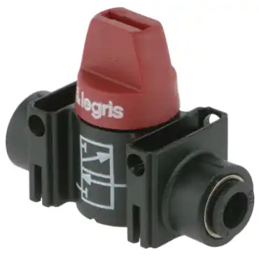 Legris 79135600 3/2 Venting Push-to-Connect Mini Ball Valve