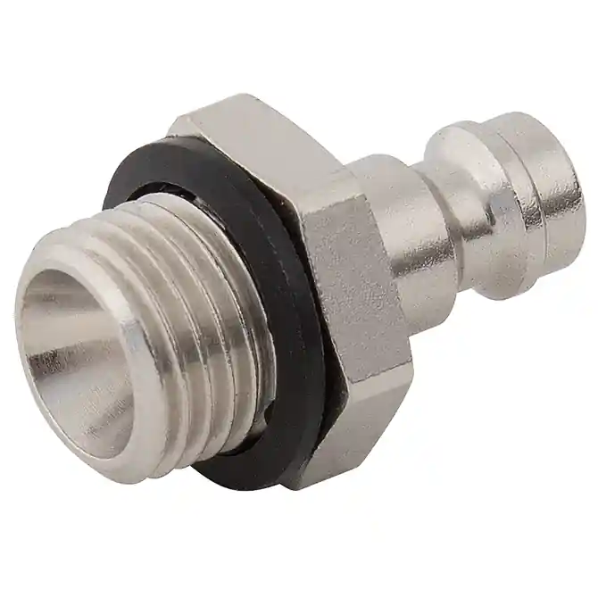 Legris 92872113 1/4 BSPPML Thread Plug with Shutoff