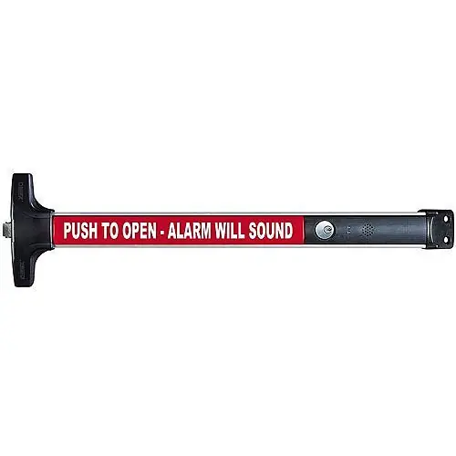 Detex V40XEBXCD Alarmed Rim Exit Device with Battery