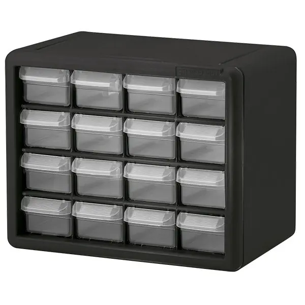 Akro-Mils 10116 Plastic Storage Cabinet 16 Drawer Small