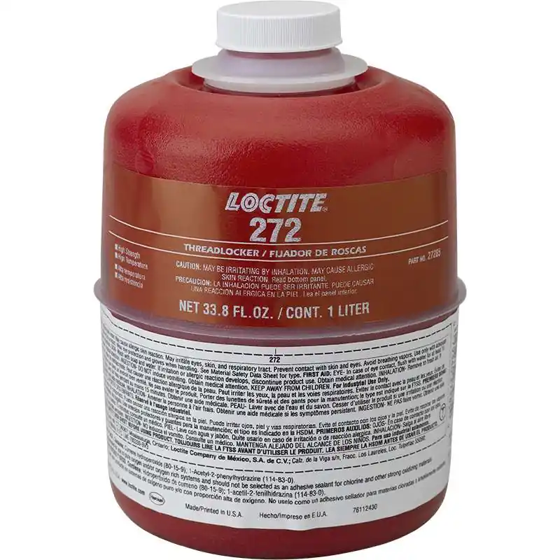 Loctite 232550 272 Threadlocker High Strength High Temperature 1 Liter Bottle