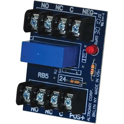 Altronix RB524 Relay Module 24VDC DPDT 5A 220VAC 28VDC Replacement RB524