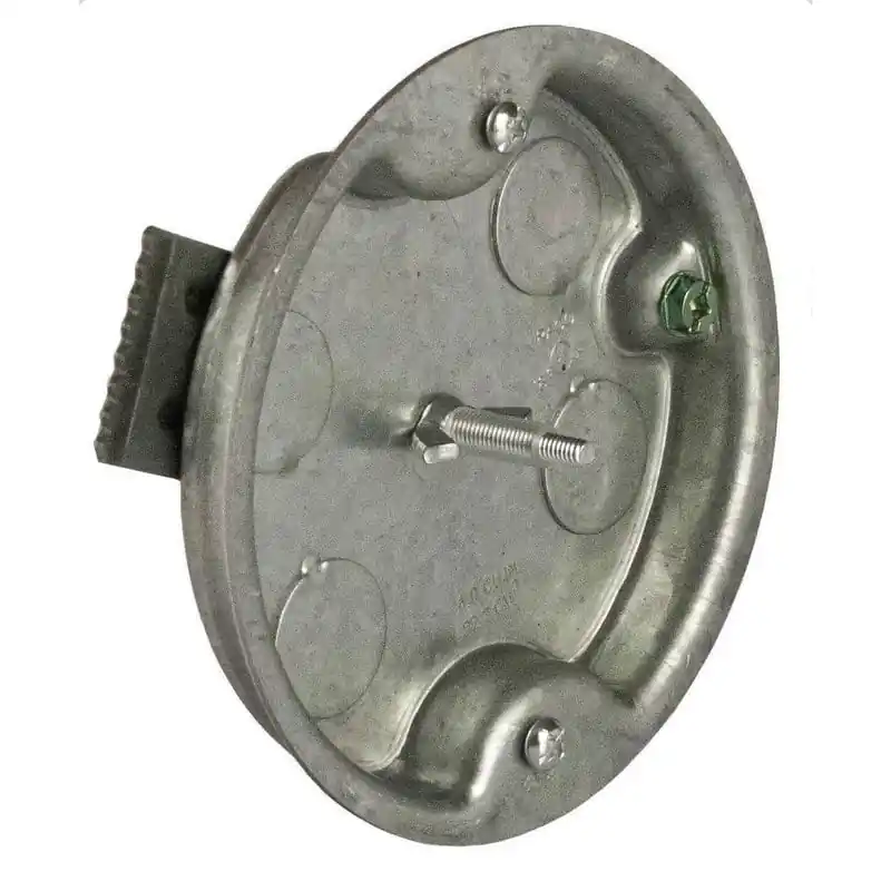 Multiple 297 4IN Round Ceiling Rated Box 1/2IN Deep Old Work