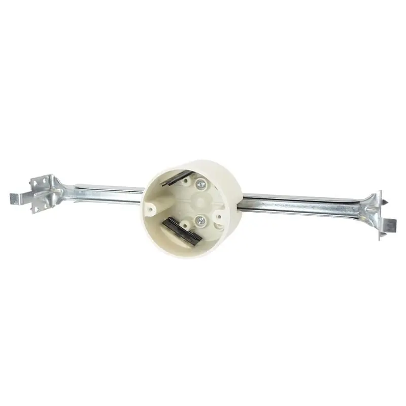 Allied Moulded Products 9336-BHK 3 1/2IN Round Fixture Support Box, New Work