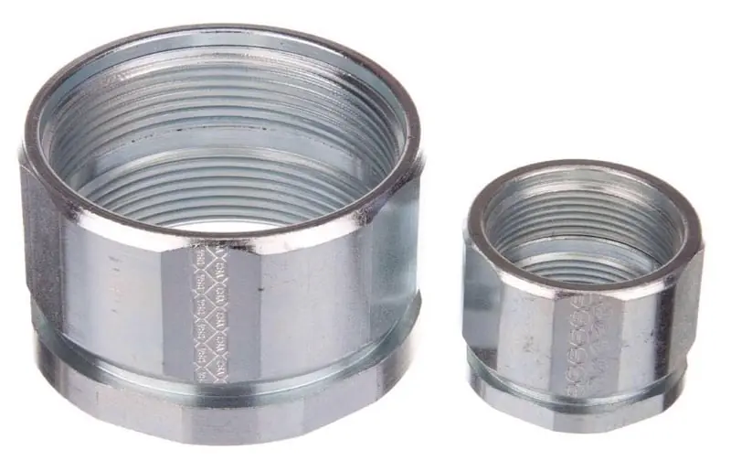 Multiple ER50 1/2IN 3 Piece Steel Coupling