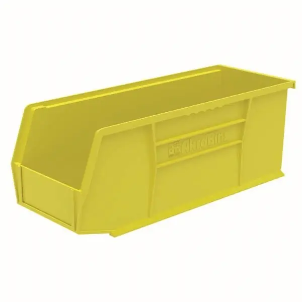 Akro-Mils 30224YELLO Standard Storage Bin 10 7/8 x 4 x 4 1/8 30224YELLO