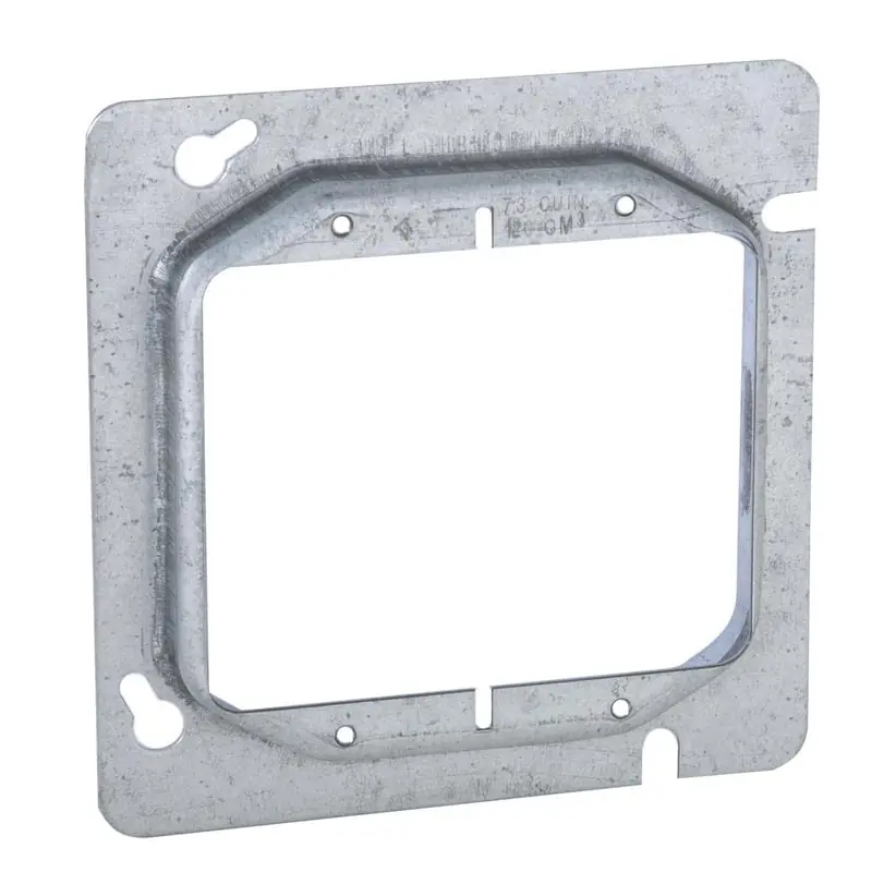 Multiple 818 4-11/16 Square 2G 5/8IN Plaster Ring