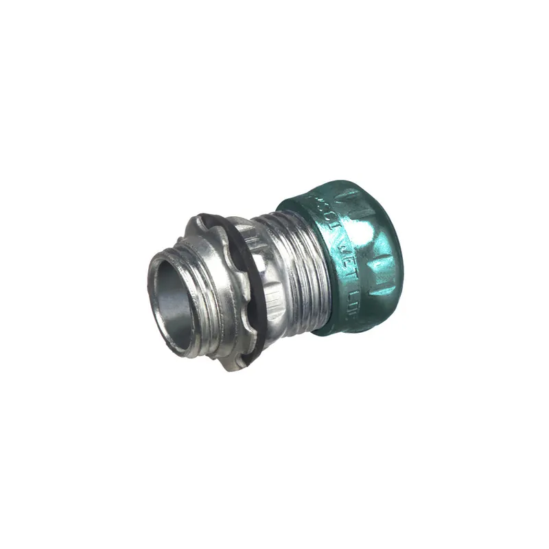 Arlington 824RT Steel EMT compression connector. concrete tight and rain tight. Trade Size 1-1/2.