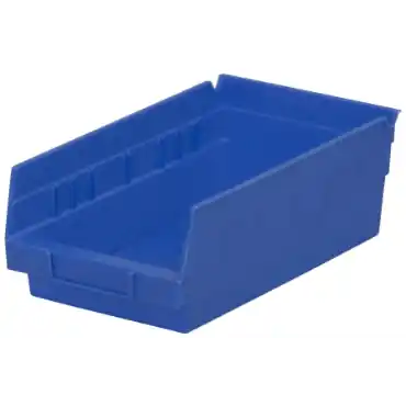 Akro-Mils 30130BLUE Shelf Bin - Blue - 11 5/8 x 6 5/8 x 4