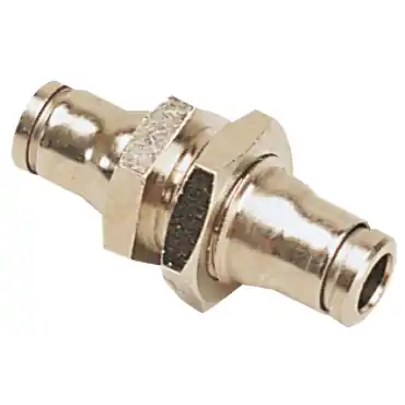 Legris 36166000 Nickel-Plated Brass Push-to-Connect Fittings for Chemical, Automation and Food Processing