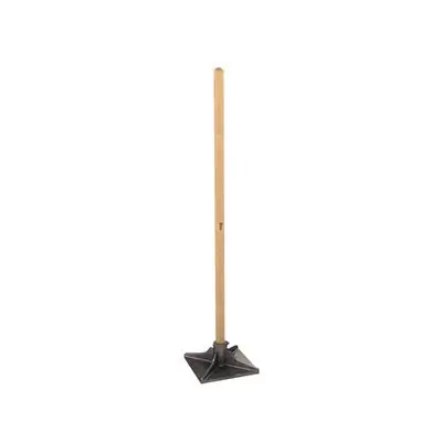 Bon 12-357 Dirt Tamper - 10 x 10 with 48 Wood Handle - Replacement MPN