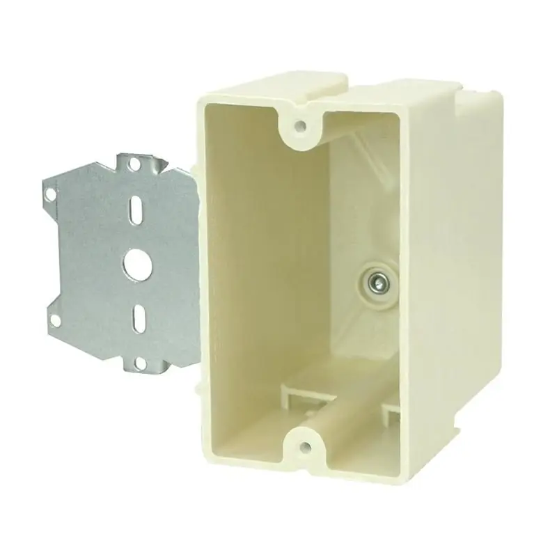 Allied Moulded Products 1098-Z4 1 Gang Electrical Switch Box, New Work