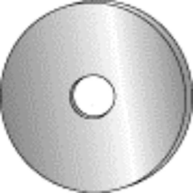 CULLY 40750J 1/2IN x 1 1/2IN Fender Washers, Zinc, 100/Jar