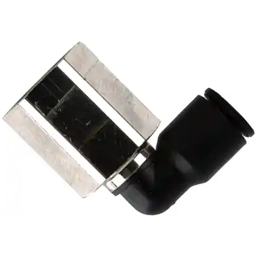 Legris 30096218 Push to Connect Fitting 90 Degree 3/8 NPT x 1/2 Tubing