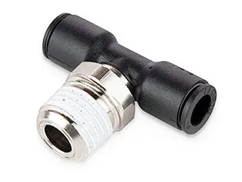 Legris 31081417 Modular Manifold - Push-To-Connect Fitting - 14mm O.D. Tubing - 3/8 Male BSPT
