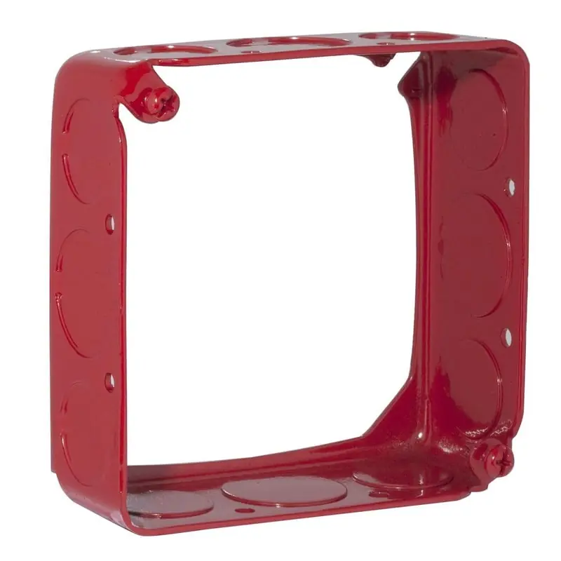 Multiple 911-6 4 Square Extension Ring 1-1/2IN Deep 1/2IN and 3/4IN KO