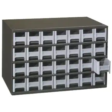 Akro-Mils 19228 Steel Storage Cabinet 28 Drawer 17 x 11 x 11 in