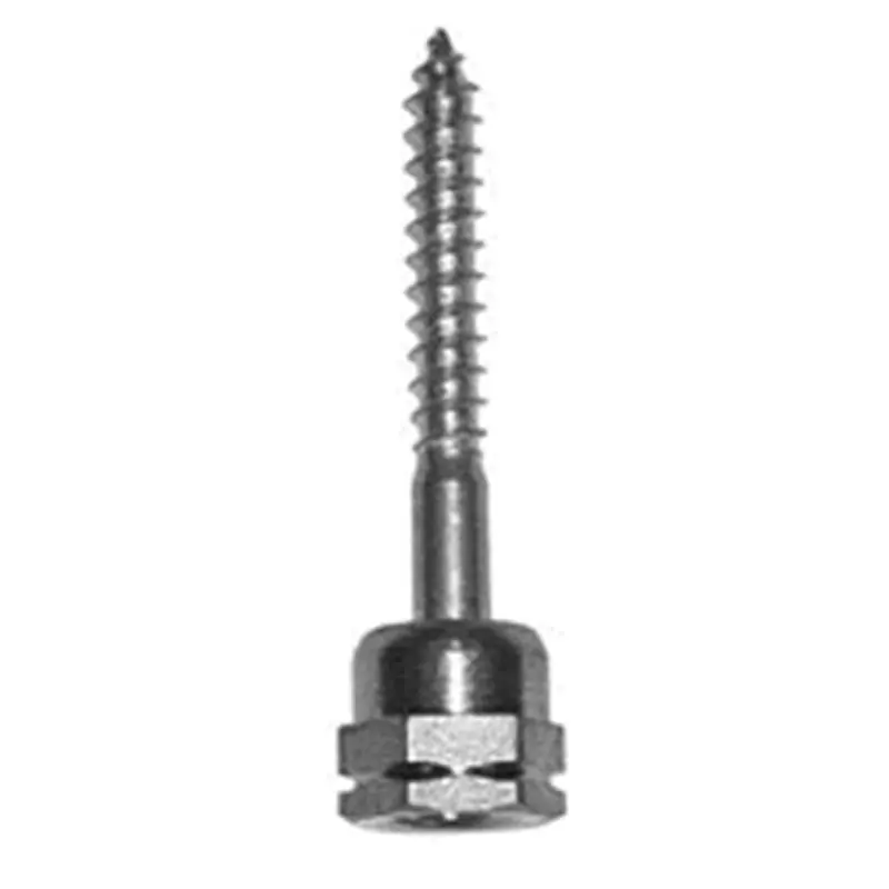 Cully 61145J 1/4 x 2IN Sammys for Wood, Vertical Mounting, 1/4IN Rod, 25/Pack