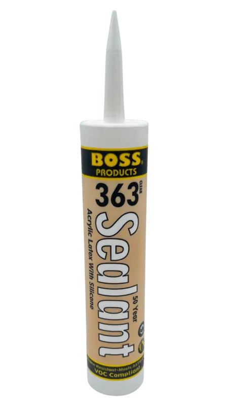 EBINGER E935C Caulk 10.8OZ Silicone Caulk 363 Clear Caulk