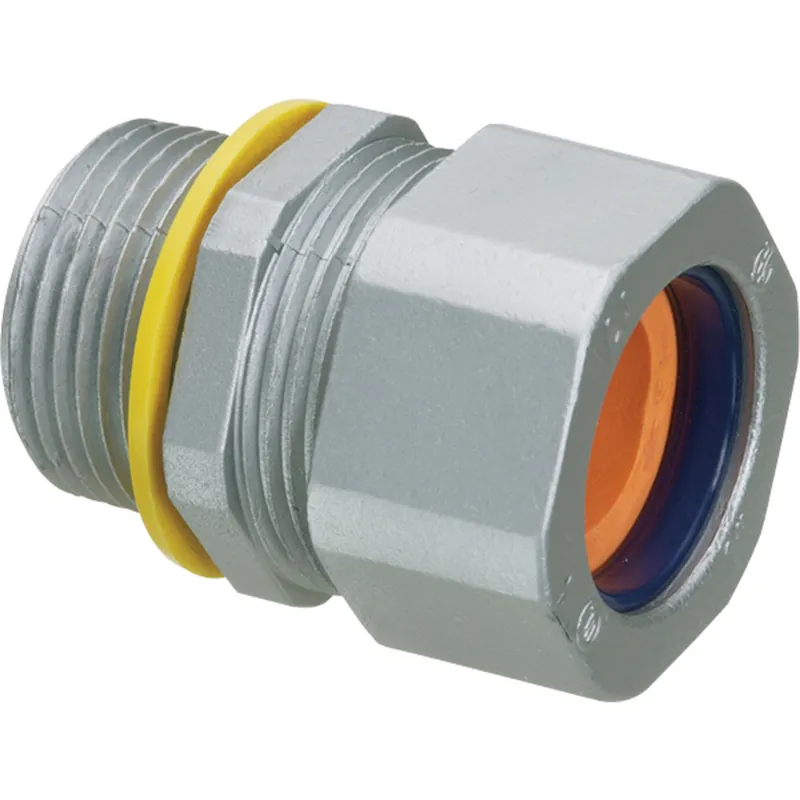 Arlington CG100875 Liquid/Oiltight Strain Relief Cord Connector 1 in Trade