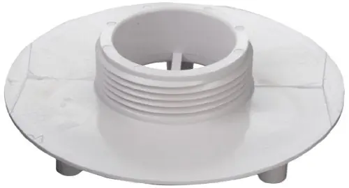 AquaStar 415T101 Wall Fitting Bulkhead 4 Inch White