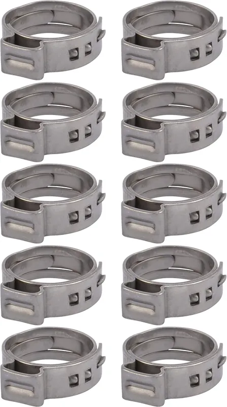 SharkBite UC953A Clamp Ring PEX Plumbing 1/2 Inch Pack of 10