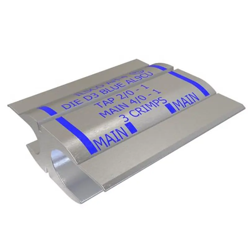 ILSCO AH-4 Aluminum Compression Tap, Main Range 4/0-1, Tap Range 2/0-1