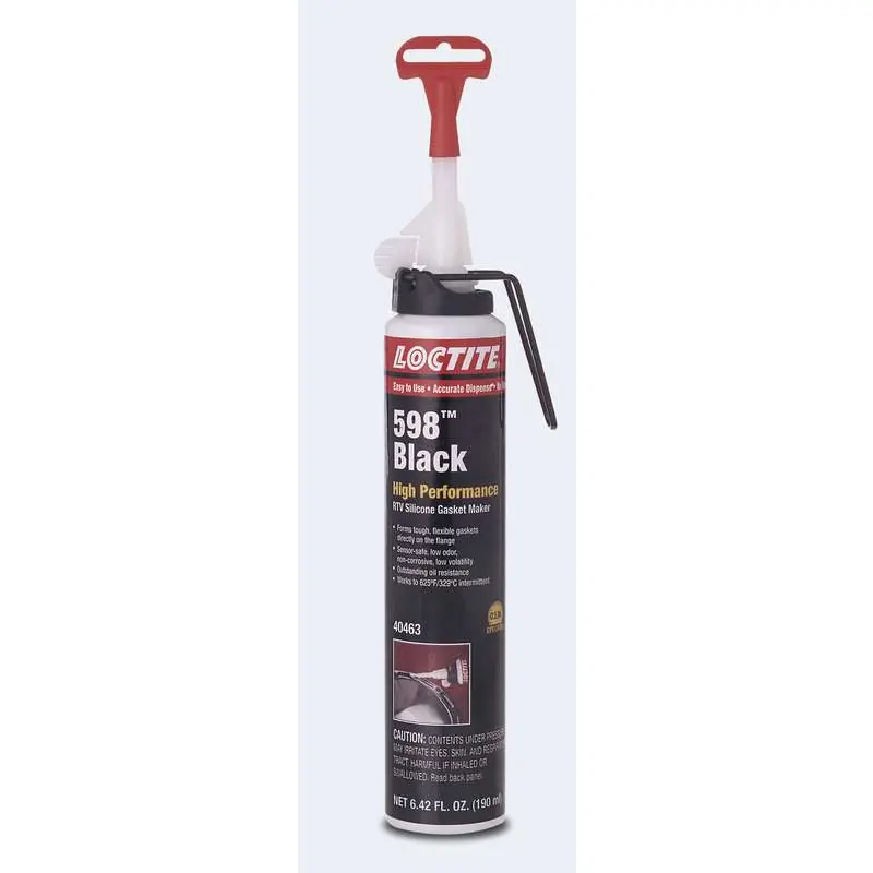 Loctite 743518 598 Black High Performance RTV Silicone Gasket Maker 190 ml Replacement MPN