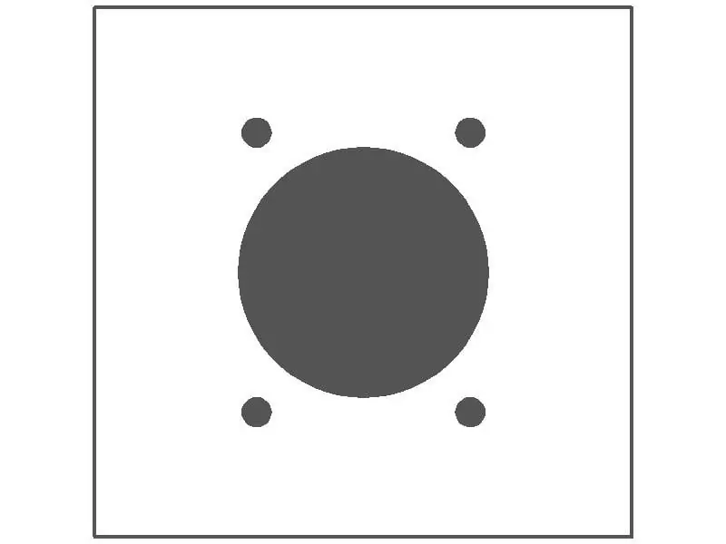 Mulberry 97227 2 Gang Dryer/Range Wall Plate Standard Size Stainless Steel