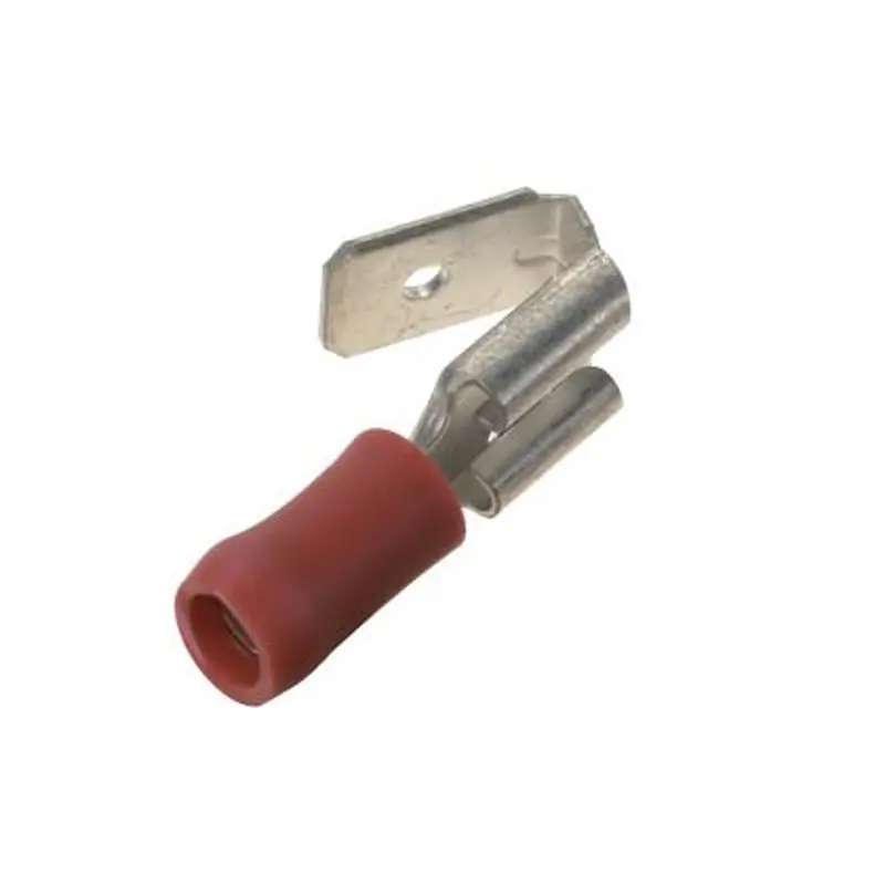 Panduit EDV18-250P-Q Stronghold Vinyl Insulated Piggyback Disconnect Terminal, 22-18 AWG