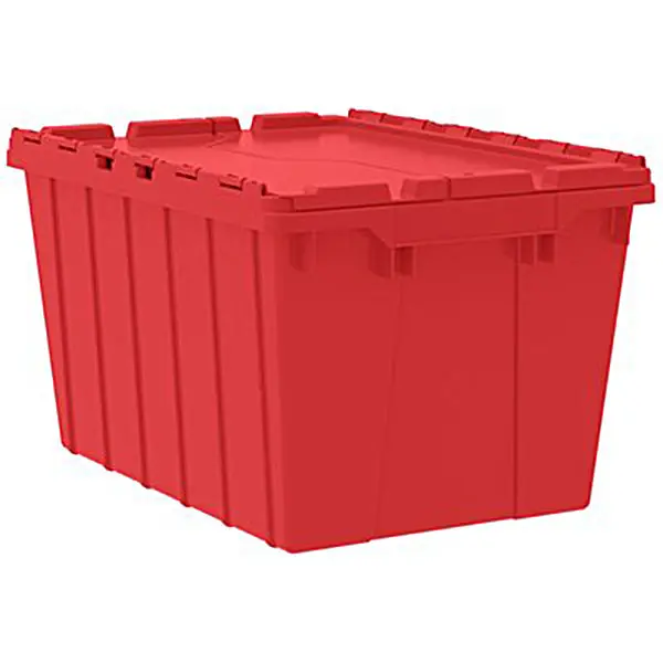 Akro-Mils 39120RED Attached Lid Container 12 Gallon
