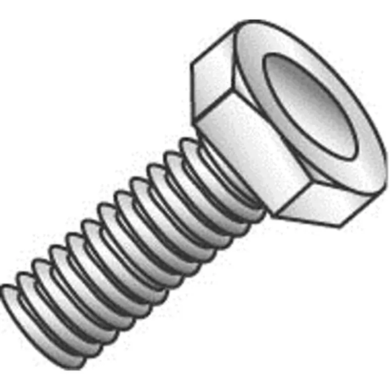 Cully 55020J 1/4-20 x 1-1/4IN Bolts, Hex Head, Grade 2, Zinc, 100/Jar