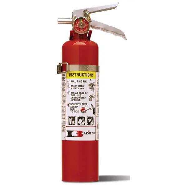 Badger 22430 Standard 2.5 lb ABC Fire Extinguisher w/ Vehicle Bracket