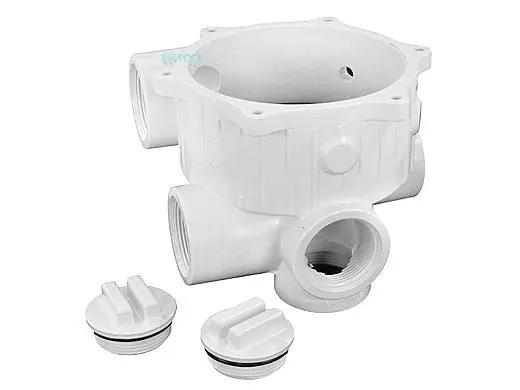 Hayward SPX0710XALLAA Valve Body with Gasket and Sight Glass 1-1/2 Inch Vari-Flo Multiport Valves