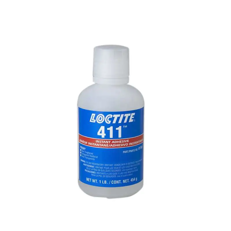Loctite 135447 411 Prism Toughened Instant Adhesive Clear 1 LB Bottle