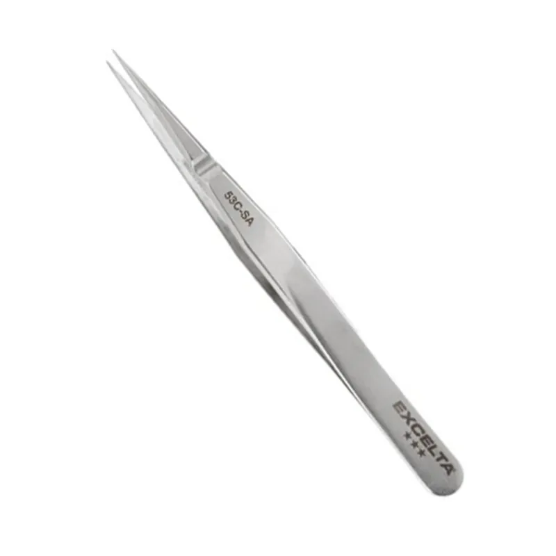 Excelta 53C-SA High Precision Anti-Magnetic Tweezer 4-1/4 Inches