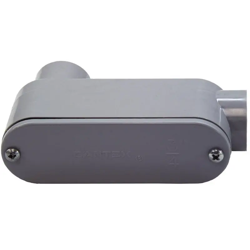 CANTEX 5133672 4IN LB Conduit Body, PVC