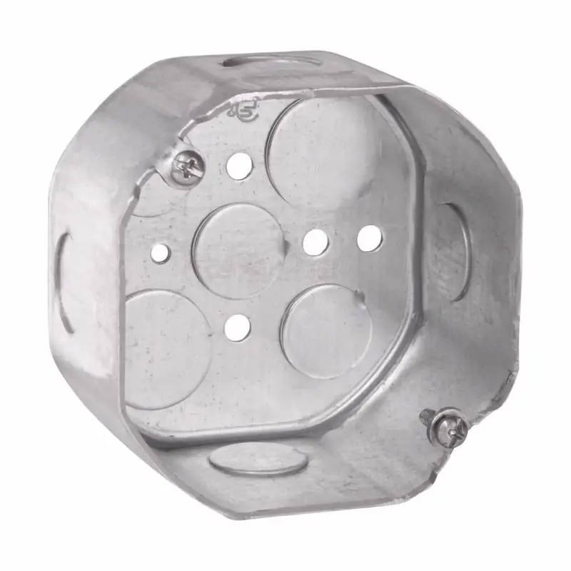 Multiple TP288 4IN Octagon Box 2-1/8D 1/2IN Ko